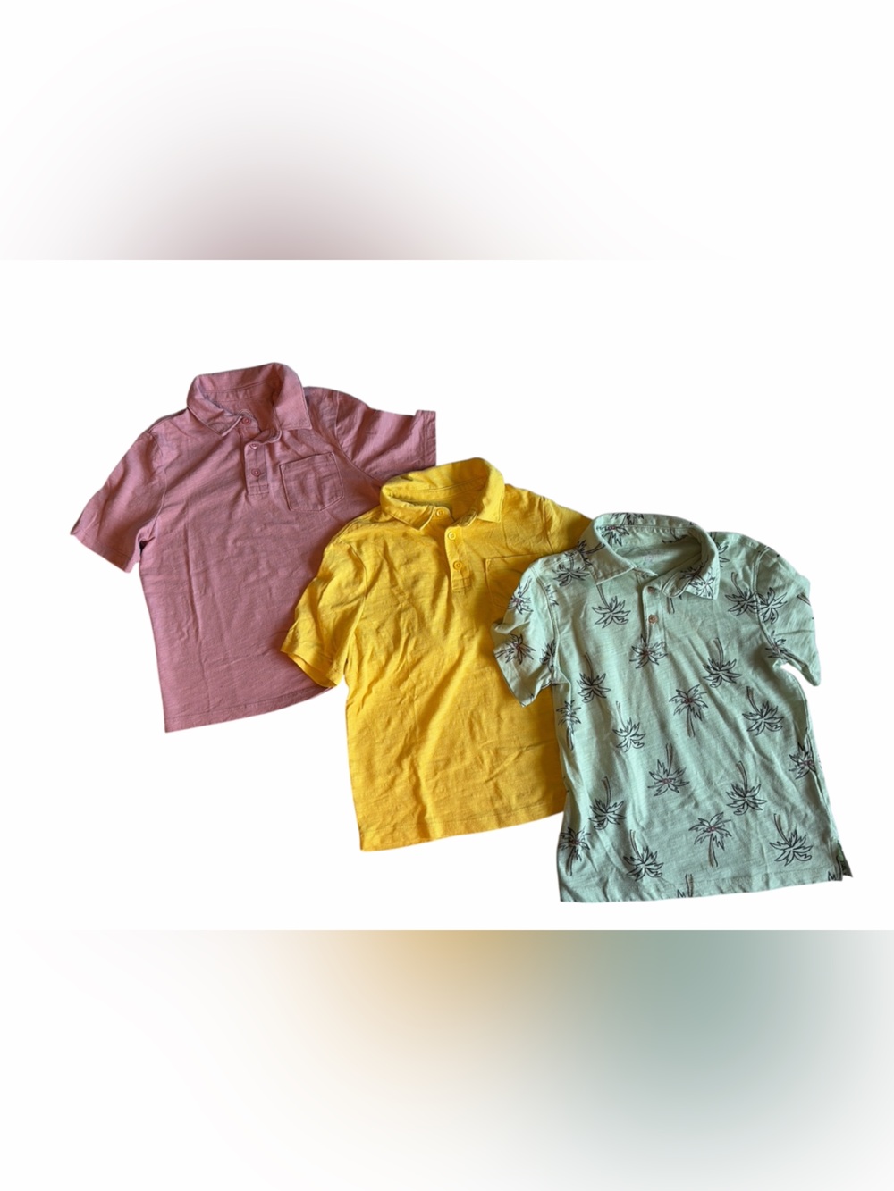 Boys Polo Shirts Bundle Size 8 Lot of 3